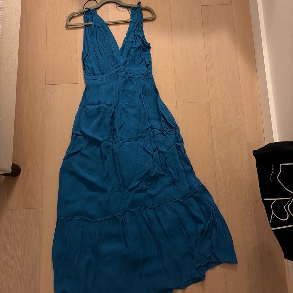 Label Ritukumar Vibrant Blue Maxi Dress - Picture 2 of 5